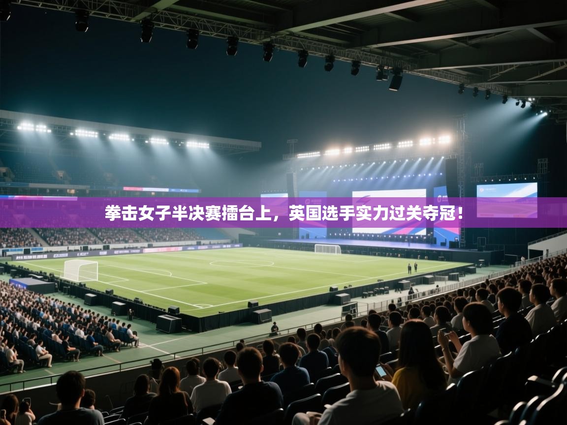 拳击女子半决赛擂台上，英国选手实力过关夺冠！